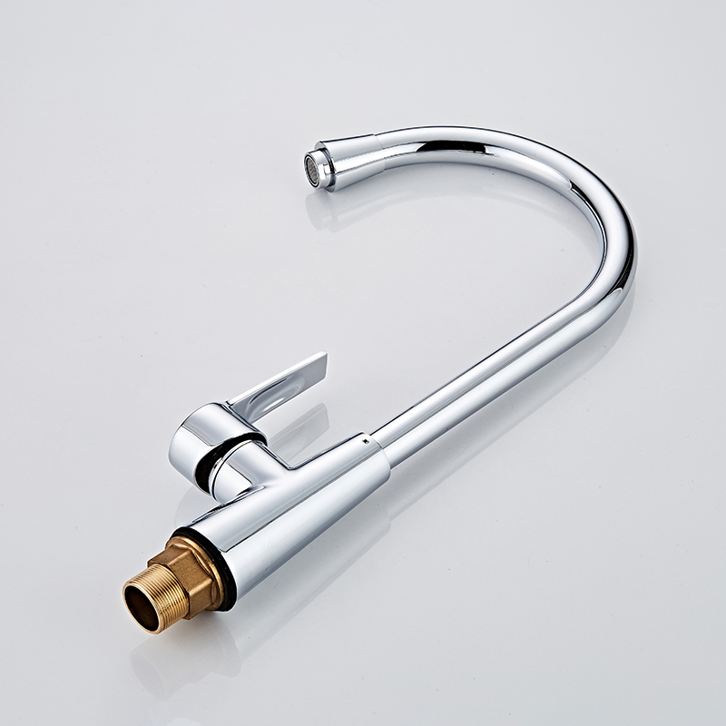 Curved simple basin faucet (4)