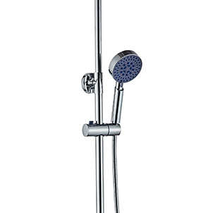 Shower-set-with-flat-round-nozzle-(3)