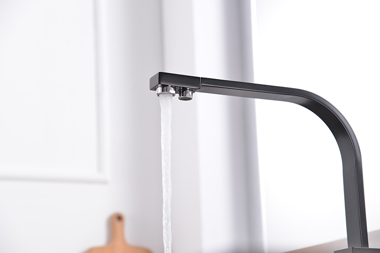 KR-801 rubinetto per acqua pura a tubo piatto-NERO (5)